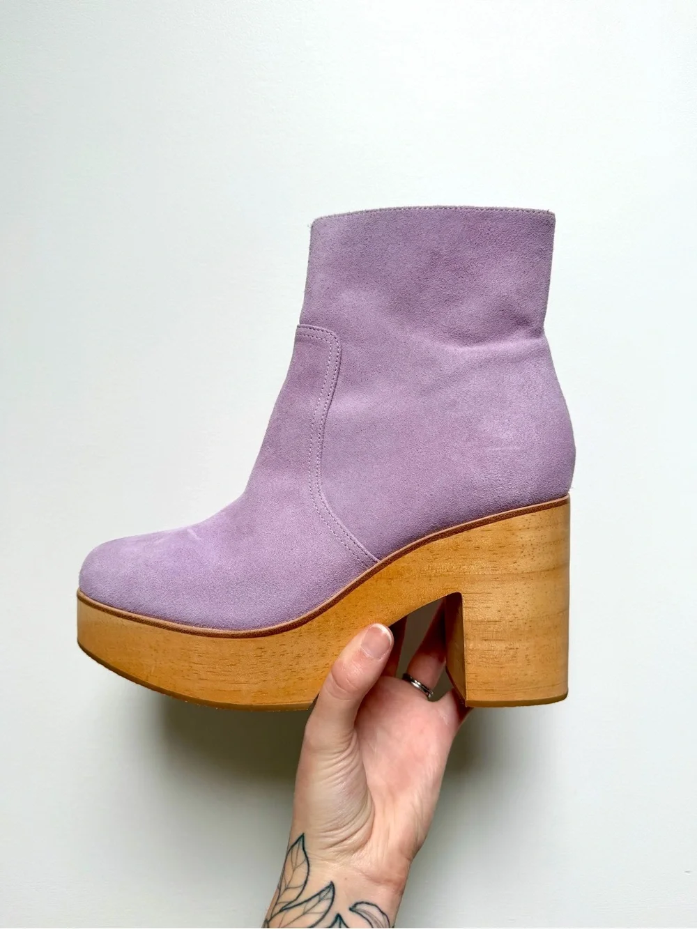 Charlotte Stone Paz Boot Lilac